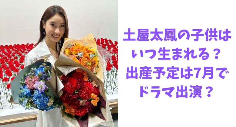 土屋太鳳の子供はいつ生まれる？出産予定は7月でドラマ出演？